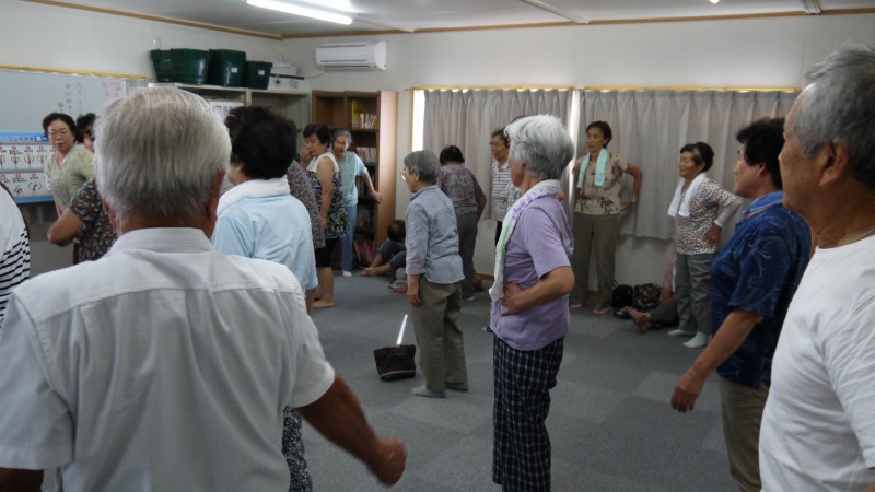 【活動報告】2012年9月13日福島県浪江町南矢野目仮設住宅訪問